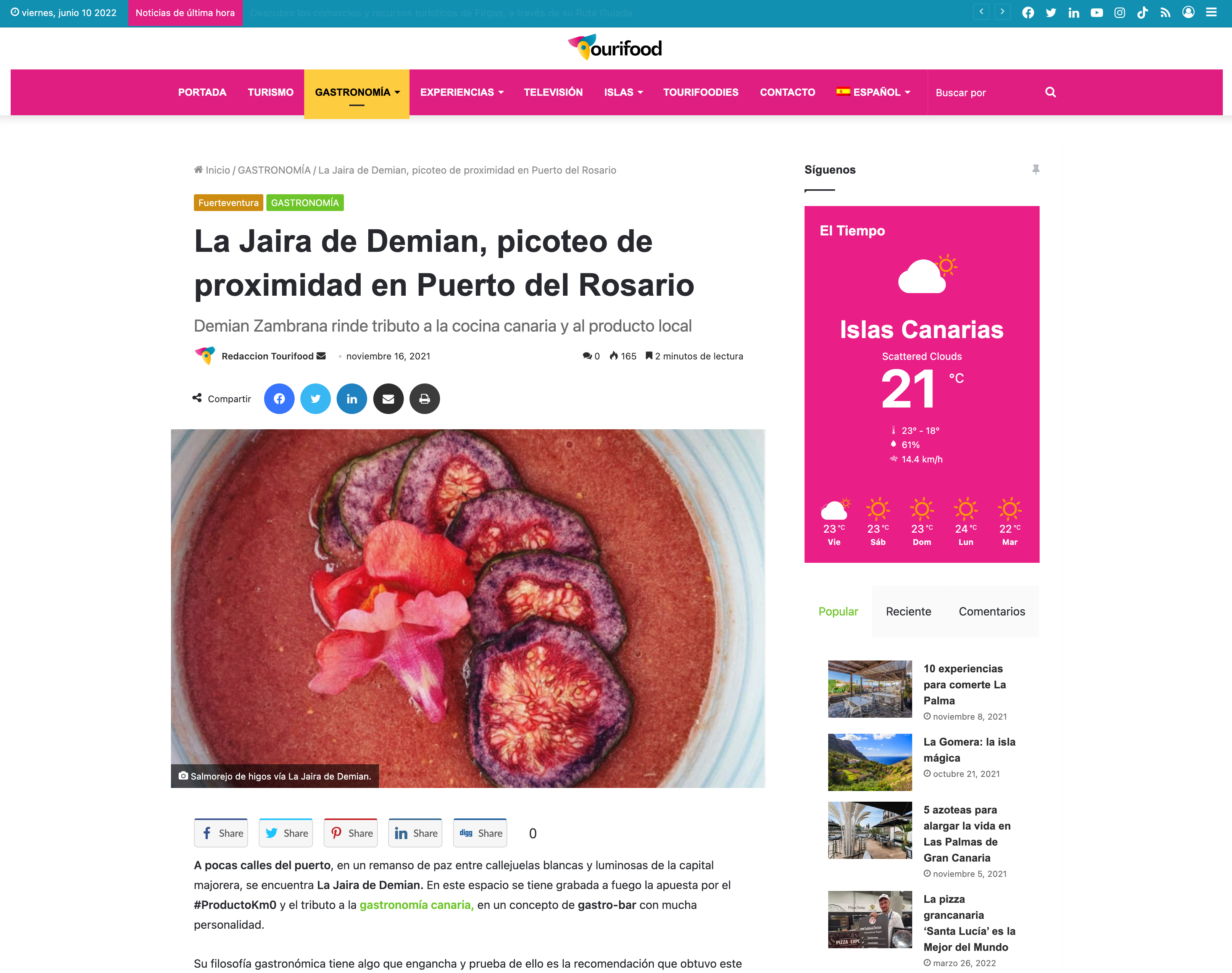 TouriFood: La Jaira de Demian, picoteo de proximidad en Puerto del Rosario